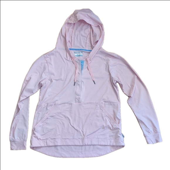 Columbia Pink Lightweight Wicking Hoodie Small - Picture 1 of 11